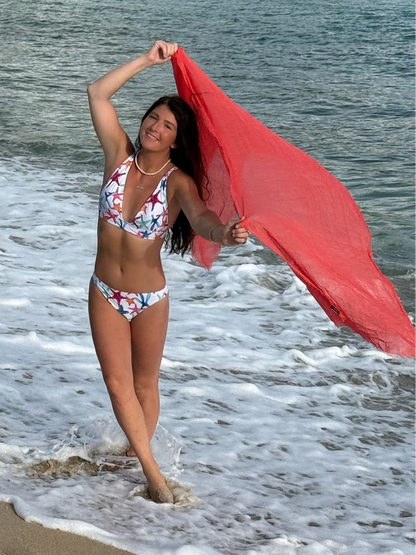 Multi-Colored Starfish Halter Top